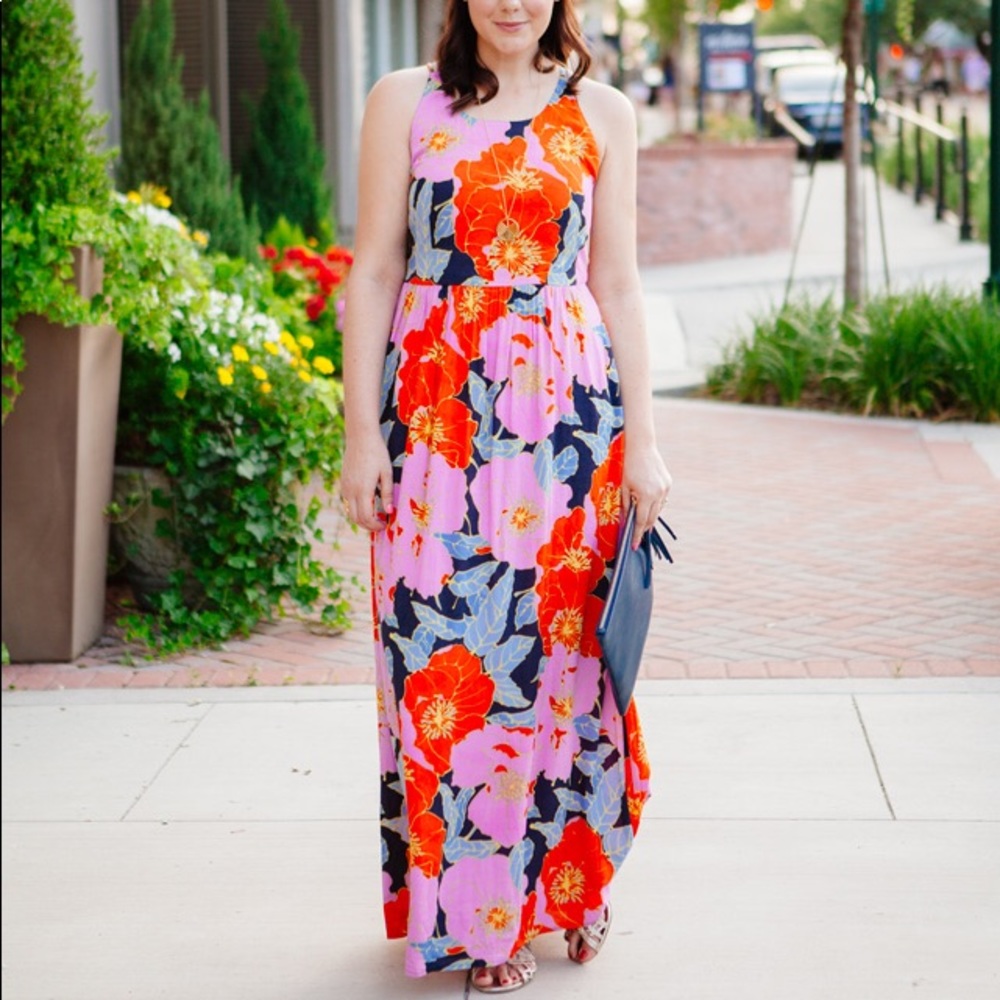 Loft Floral Maxi dress